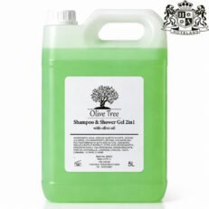 OLIVE TREE-Σαμπουαν & Αφρολουτρο Μαζι 2σε1/Shampoo & Shower Gel 2in1 σε μπετονι-κανιστρο 5 LT (5.000ml) με άρωμα ελαιόλαδου (2 τμχ/κιβώτιο)