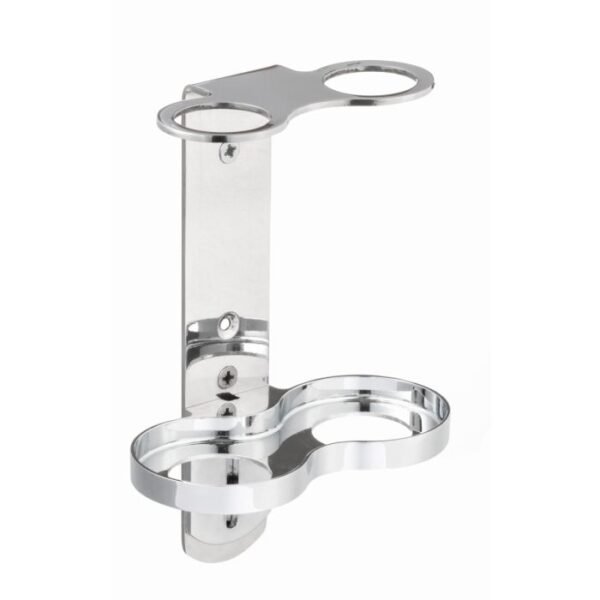 INOX (304 STEEL) Διπλη Βαση dispenser για τις σειρες καλλυντικων MYTHIC OLEA-LE MIEL-BOTANICA-LUXURIUS