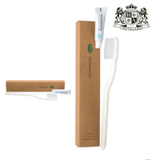 DENTAL KIT eco kraft BIODEGRADABLE 0% zero waste (Bιοδιασπωμενο)–Σετ Οδοντικης Φροντιδας σε πολυτελης οικολογικη συσκευασια κασετινας kraft (500 Σετ/Κιβ)