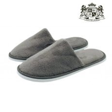 ΠΕΤΣΕΤΕ DELUXE grey-Παντόφλες Με Διπλο Πατο (UNISEX 29,00cm) (Διαφανο Οικολογικο Σακουλακι Ανα Ζευγος)