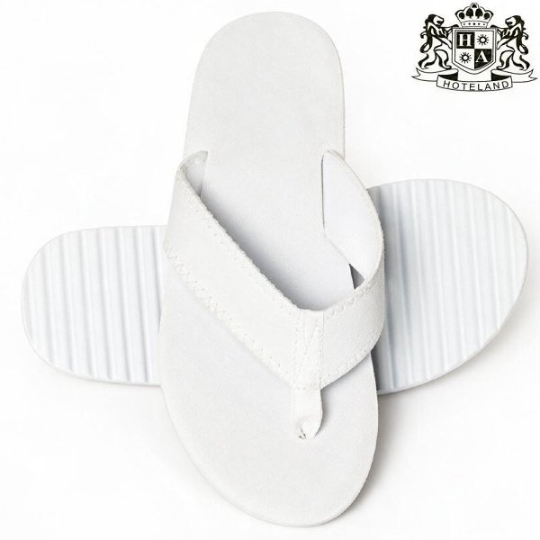 POOL FLIP-FLOP antislip απο PE (MAN SIZE 29,50cm) αντιολισθητικη σαγιοναρα χρωμα white (ΠΑΧΟΣ ΣΟΛΑΣ 10mm) (Aνα Ζευγος Με Kαρτελακι Loop-Pin) (110 Zευγη/Κιβ)