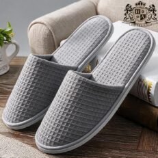 K-PIQUE Gray 100% ECO PURE cotton (UNISEX 30,0cm) (ΠΑΧΟΣ ΣΟΛΑΣ 5mm) με Διπλη εξωτερικη σόλα & κουτουπιε- Συσκευασμένες ανά ζεύγος σε ΟΙΚΟΛΟΓΙΚΟ διάφανο σακουλάκι (100 Ζευγη/Κιβ)