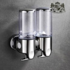 ΑLDA DISPENSER CLEAR ΔΙΠΛΟ επιτοιχιο 500ml χειροκινητο για OΛΑ ΤΑ ΥΓΡΑ ΚΑΛΛΥΝΤΙΚΑ