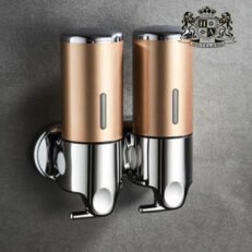ΑLDA DISPENSER GOLD rosse ΔΙΠΛΟ επιτοιχιο 500ml χειροκινητο για OΛΑ ΤΑ ΥΓΡΑ ΚΑΛΛΥΝΤΙΚΑ