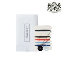 SEWING KIT new luxury white-Σετ Ραπτικης Βιοδιασπωμενο & Οικολογικο σε πολυτελης συσκευασία μεσα σε αδιαβροχο σακουλακι (2.000 τμχ/κιβώτιο)