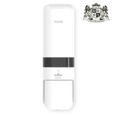 SAIGE WHITE-Eπιτοιχειο DISPENSER (250ml) Χειροκινητο για ΥΓΡA KAΛΛYNTIKA αναγραφει SOAP