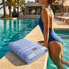 PISINA AQUA VIVA SKY 62-Πετσετες Πισινας-Παραλιας 620gsm ανεξιτηλες (Διαστασεις 80 x 150)! (VAT=ANTIUV & ANTIHLORE στους 90′ C)