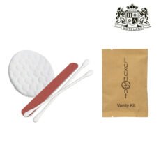 VANITY KIT economy kraft-Σετ Ομορφιας & Περιποιησης σε οικολογικο κουτακι πολυτελειας (500 Σετ/Κιβ)
