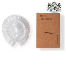 SHOWER CAP kraft– Αδιαβροχο Σκουφάκι Μπάνιου σε πολυτελης οικολογικη συσκευασια κασετινας kraft (500 Σετ/Κιβ)