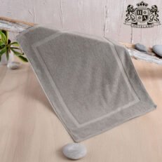 Alternative view of ODELIA ΓΚΡΙ ΑΠΑΛΟ δικλωνα ανεξιτηλα πατακια 850gsm (Διασταση 50 x 75)