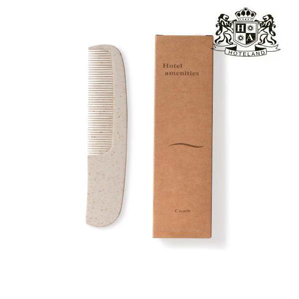 COMB kraft-Χτενα Περιποιησης απο αμυλο καλαμποκιου σε οικολογικο κουτακι πολυτελειας (500 Τεμ/Κιβ)