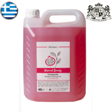 NATURAL BEAUTY Shampoo & Shower Gel/Σαμπουαν & Αφρολουτρο μαζι (2in1) σε Κανιστρο 4L (4 Tεμ/Κιβ) ΕΛΛΗΝΙΚΟ ΠΡΟΙΟΝ