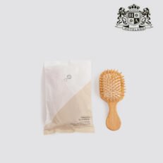 WOODEN COMB bio 0% zero waste-Ξυλινη βουρτσα μαλλιων bio οικολογικη (15,00 x 6,00cm) σε ΑΔΙΑΒΡΟΧΗ οικολογικη συσκευασια (200 Τεμ/Κιβ)