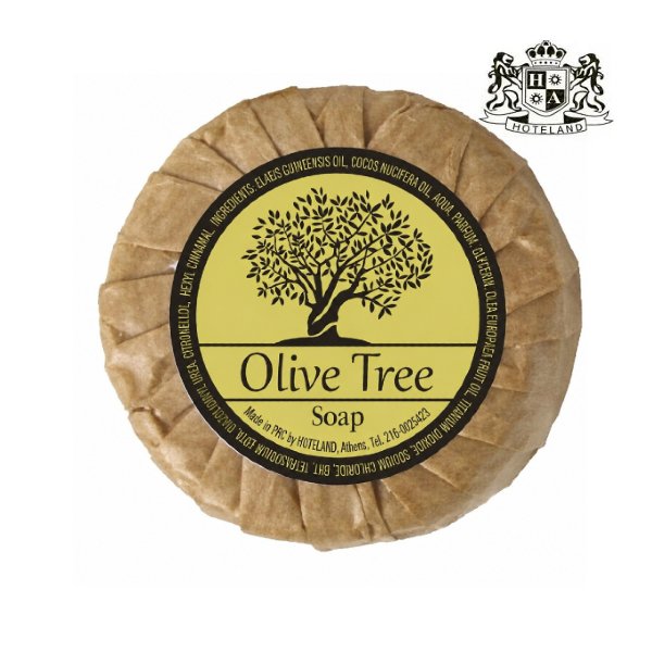 OLIVE TREE σαπούνι 15gr ΕCONOMY σε οικολογικό χαρτί με άρωμα ελαιόλαδου (500 τμχ/κιβώτιο)