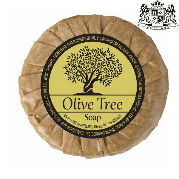OLIVE TREE σαπούνι 30gr ΕCONOMY σε οικολογικό χαρτί με άρωμα ελαιόλαδου (400 τμχ/κιβώτιο)