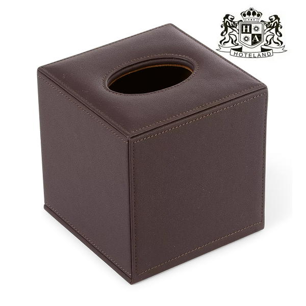 KLEENEX TISSUE BOX SQUARE -KAΦΕ Δερμα ECO PURΕ sizes (H14,50 x W13,50,00 x D13,50cm)!