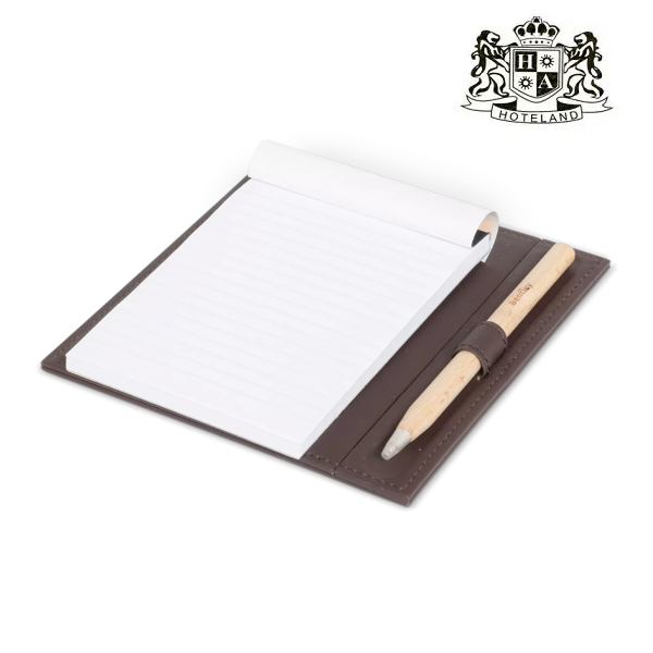 KLEENEX AUGUSTINE-ΚΑΦΕ Δερμα ECO PURΕ GUEST NOTE PAD sizes (H0,50 x W16,00 x D17,00cm)!