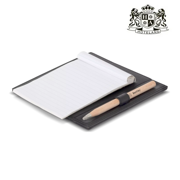 KLEENEX AUGUSTINE-MΑΥΡΟ Δερμα ECO PURΕ GUEST NOTE PAD sizes (H0,50 x W16,00 x D17,00cm)!