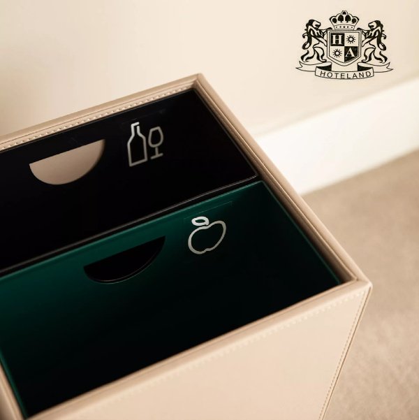 KLEENEX PALMA-NATURAL Δερμα ECO PURΕ sizes ΔΙΠΛΟ ΚΑΛΑΘΑΚΙ ΓΡΑΦΕΙΟΥ (H30,00 x W23,00 x D23,00cm)! - Image 2