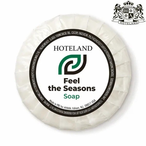 FEEL THE SEASON SOAP σαπουνι στρογγυλο 30gr σε αδιαβροχο περιτυλιγμα με αρωμα citronella (500 τμχ/κιβώτιο)