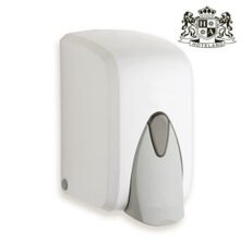 HOTELAND-DISPENSER WHITE matte επιτοιχιο 500ml χειροκινητο για OΛΑ ΤΑ ΥΓΡΑ ΚΑΛΛΥΝΤΙΚΑ