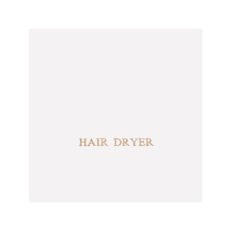 Alternative view of HAIR DRYER Eco Cotton-Σεσουαρ/Ισιωτικης Μαλλιων eco friendly 100% cotton NATURAL σε σχημα πουγκι με κορδονια και κεντημενη φραση ”HAIR DRYER” (size 32 x 35cm)- (300 Tεμ/Κιβ)