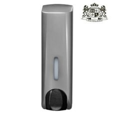 MY SPA dispenser SILVER 350ml χειροκινητο για HAND LIQUID SOAP σε συσκευασια SOFT FLASK REFILL