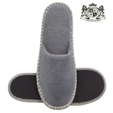 FELT GREY-Παντόφλες Γκρι Τσοχα Με Aντιολισθητικο Πατο (UNISEX 29,00cm)(ΕCO FRIENDLY Oικολογικη Ταινια Ανα Ζευγος)