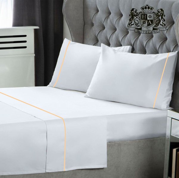 ΟΙΚΟΝΟΜΙΚΗ ΣΕΙΡΑ-ΣΕΝΤΟΝΙ ΔΙΠΛΟ με ΦΥΤΙΛΙ (Πανωσεντονο) (2,40 x 2,70cm) 80% BAMBAKI-20% MICROSILK (PERCALE ECONOMY) - Image 2