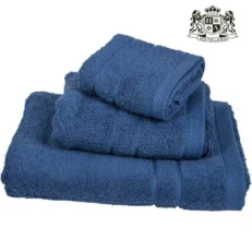ΕSPRIT PRIME 62 BLUE – SET Πετσέτες 620gsm 3 Tεμαχιων (Χεριων 40 x 60) (Προσωπου 50 x 95) (Mπουρνουζοπετσετα Μπανιου 80 x 145)