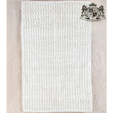 MEGA XAΛΑΚΙΑ-ΕΚΡΟΥ 100% COTTON Mε Πλουσιο Πελλος (0,50 X 0,80cm)