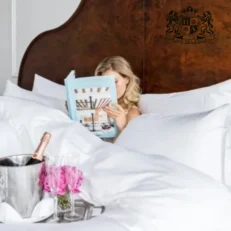 Alternative view of ΟΙΚΟΝΟΜΙΚΗ ΣΕΙΡΑ (TC-150)-ΣΕΝΤΟΝΙ ΥΠΕΡ-ΔΙΠΛΟ με λαστιχο (Κατωσεντονο) (1,80 x 200 +30cm) 80% BAMBAKI-20% MICROSILK (PERCALE ECONOMY)