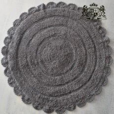 OPAL XAΛΑΚΙΑ ΜΠΑΝΙΟΥ-ΓΚΡΙ ΣΚΟΥΡΟ COTTON Mε Πλουσιο Πελλος (Q 0,70cm)