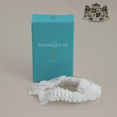 AQUA PREMIUM ACCESSORIES/ΣΚΟΥΦΑΚΙΑ ΜΠΑΝΙΟΥ σε αδιαβροχο χαρτινο κουτι πολυτελειας (οικολογικη συσκευασια BIODEGRADABLE 0% zero waste) (250 Τεμ/Κιβ)