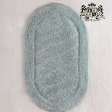 OVAL XAΛΑΚΙΑ ΜΠΑΝΙΟΥ-BEΡAMAN 100% COTTON Mε Πλουσιο Πελλος (0,50 X 0,80cm)