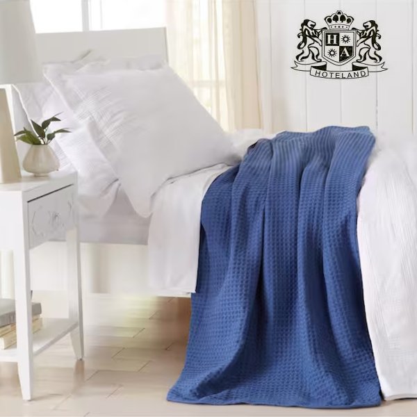 MADISON ΜΠΛΕ ΝΑΥΤΙΚΟ Κουβέρτα Πικέ Πολυτελείας ΜΟΝΗ (230 x 250)
