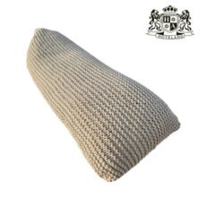 BOHO natural MACRAME ROOM POOF-100% Cotton Χειροποιητο βοηθητικο δωματιου (0,80 x 2,00 x 0,45cm)