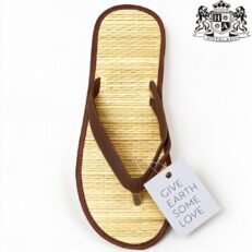 Alternative view of BAMBOO SANDAL Flip-Flop ANTIBACTERIAL (WOMAN SIZE 26,50cm) antislip αντιολισθητικη σαγιοναρα απο BAMBOO με εξωτερικο διπλο πατο 5mm  (Aνα Ζευγος Με Kαρτελακι Loop-Pin) (130 Zευγη/Κιβ)