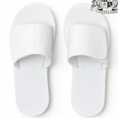 WELLNESS VELCRO (MAN SIZE 29,50cm) antislip αντιολισθητικη παντοφλα με εξωτερικο διπλο πατο (ΠΑΧΟΣ ΣΟΛΑΣ 10mm) (ΕCO FRIENDLY Oικολογικη Ταινια Ανα Ζευγος) (125 Zευγη/Κιβ)