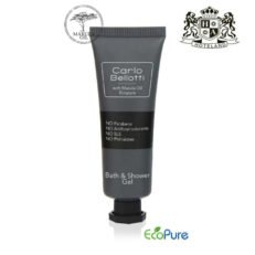 CARLO BELLOTI Shower Gel 30ml-Αφρολουτρο σε πολυτελες σωληναριο 30ml διαθετει πολυγωνο καπακι ασφαλειας εμπλουτισμενο με άρωμα από έλαια του δέντρου MARULA OIL 100 % recyclable/biodegradable (200 Τεμαχια/Κιβωτιο)