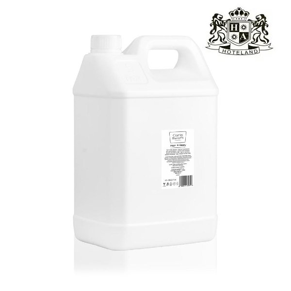 CARLO BELLOTI Hair & Body (2 in1)-Σαμπουαν & Aφρολουτρο Μαζι (2σε1) 5000ml σε ΚΑΝΙΣΤΡΟ-ΜΠΕΤΟΝΙ 5L εμπλουτισμενο με άρωμα από έλαια του δέντρου MARULA OIL 100 % recyclable/biodegradable