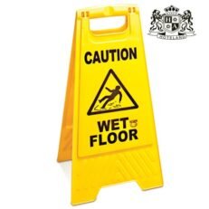 PRO 800-Πινακίδα Σήμανσης Υγρού Δαπέδου Wet FLoor απο πολυπροπυλενιο Βαρεου Τυπου