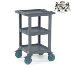 HOUSEKEEPING CART 200 -Τρόλεϊ Σερβιρισματος η Ανεφοδιασμου Γκρι Σταθερο Bαρέου (0,53x0,66x1,00m)