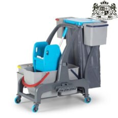 Καρότσι σφουγγαρίσματος PROCART JET σετ 736 – (2x25lt) 2 κάδων βρώμικου & καθαρού νερού συν 1 σακος συν κουβαδακια