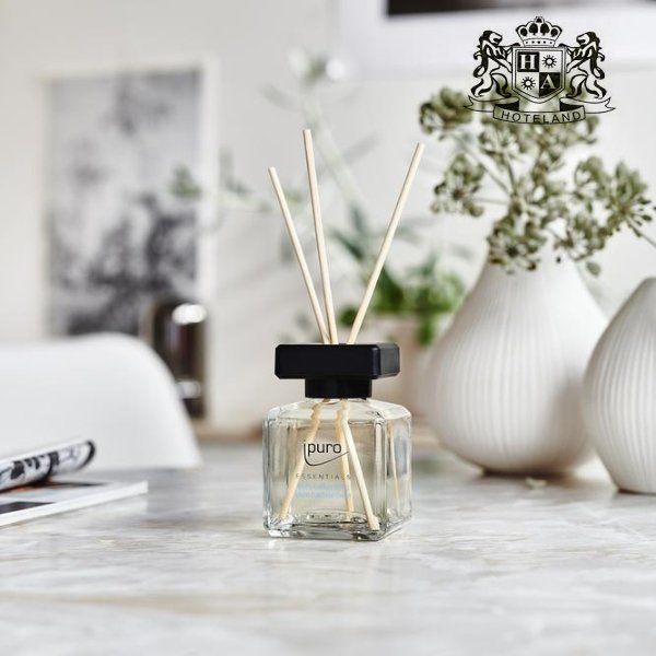 ΑLDA ESSENTIALS CLEAN COTTON-Αρωματικό χώρου με BAMBOO STICKS & αρωμα Kαθαρου Βαμβακιου (200ml/8-12 ΜΗΝΕΣ Διαρκεια) - Image 2