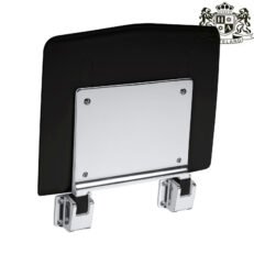Folding shower seat I., black-Επιτοιχιο Πτυσσόμενο κάθισμα ντους βαρεου τυπου ENΙΣΧΥΜΕΝΟ (180 kg)
