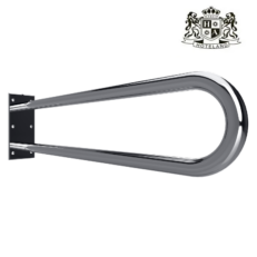 Sustainable grab handle, U-shaped, 813 mm, shiny stainless steel-Επιτοιχια Χειρολαβη διπλης στήριξης τυπου U μηκους 81,30cm κατασκευασμενη απο γυαλιστερό ανοξείδωτο ατσάλι βαρεου τυπου (120 kg)