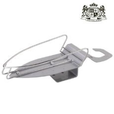 ALDA WARDROBE SILVER - Μεταλλικη Βαση Σιδερωστρας & Ατμοσιδερου ντουλαπας με γαντζο σε SILVER χρωμα