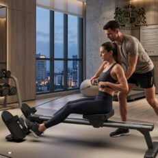 Alternative view of IMBODY Rowing bench-Παγκος Κωπηλασιας