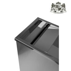 Alternative view of Square waste bin with top frame and cover "seesaw"-Kαδος σκουπιδιων τετραγωνος με καπακι seesaw υψους 60,50cm